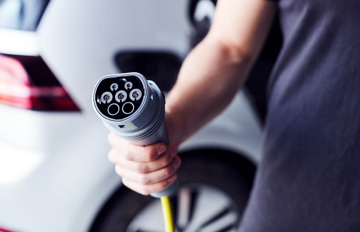 Electrician in Edinburgh carrying out Electrical Vehicle Charging Point Installation in Edinburgh